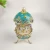 Import manufacturer pewter  music box  musical jewellery boxes light Blue carousel music box from China