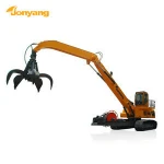 Material Handling Equipment JY645-GD electric scrap handler excavator