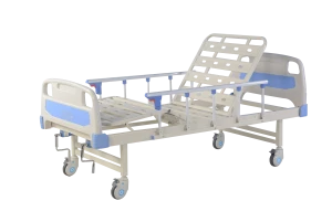 Medical Bed Manufacture Cheap 2 Cranks Manual Hospital Bed for Sale