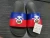 Import Men Slippers eva Custom Sandals Red and Blue Haiti Flag Slippers Women Men Casual Home Slip on Footwear Comfortable from China