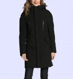 Mens capped nylon soft-shell jacket