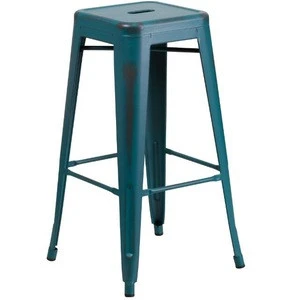 Metal commercial furniture vintage industrial bar stools