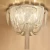 Import Metal plate ceiling light flower shape aluminum chain led lamp ceiling from China
