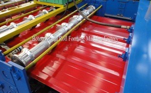 metal roofing corrugated fin forming making machine price