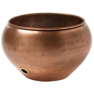 Metal with Copper Garden Hose Pot