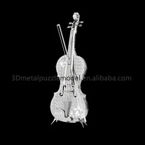 Metallic Nano Musical Instrument Violin 3D Metal Puzzle
