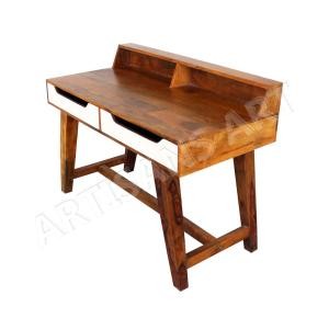 Mid Century Wooden Computer Desk Table, Modern Wonderful Solid wood Laptop Desk, Commercial Furniture Design