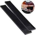 Minglu BM-002 Rubber Bar Mats, Non-Slip Bar Service Spill Mat  Restaurant Kitchen Counter Bar Pad