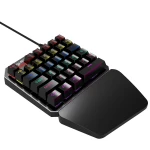 Mini Mechanical Single-handed Led Folding USB Gaming Keyboard Computer Ipad pro Mouse Combos Backlit Keyboard