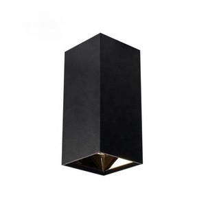 Modern black white 5w 8w 10w 16w 20w light spot adjustable ip65 waterproof outdoor led wall lamp