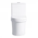 Modern design bathroom public floor mounted sit and squat siphonic water saving ceramic toilets