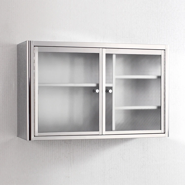 Modern Design Wall Hanging Silver Kitchen Cabinet Handle Stainless Steel Storage Kitchen Cabinet