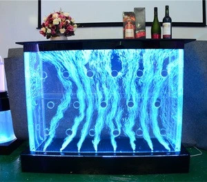 modern furniture  led lighted water bubble dancing bar table bar counter for ktv