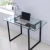 Import Modern home glass furniture white office computer table desk from China