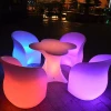modern led furniture portable luminaire led table rechargeable battery operated glowing led bar table
