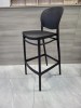 Modern Luxury General Use Cheap PP Plastic Barstool Commercial Kitchen High Counter Bar Chairs Bar Stools For Sale