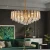 Import Modern luxury Living Room light hotel villa led round ceiling mounted lighting k9 pendant lights crystal chandelier from China