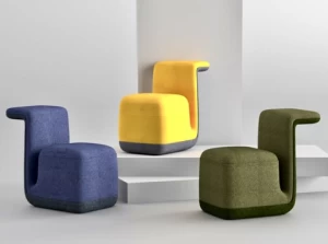 Modern new design moroccan pouf fabric stool small