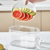 Modern Plastic Large Capacity Drink Dispenser Sealed Storage Container Kitchen Travel Food Oil Spices Tea Coffee Honey Spice