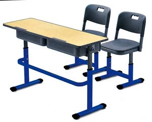 Modern school furniture study table and chair for students reading desk and chair college classroom furniture school sets