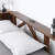 Import Modern solid wood bed hot sale white oak bedroom furniture 1.5M bed from China