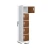 Import Modern steel single body wardrobe 5 doors metal clothing locker/wardrobe with key lock from China