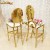 Import Modern style hotel gold stainless steel frame high metal bar stool from China