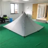 MountainCattle Outdoor Pyramid One Pole 2 Person Camping Tent Double Layer Teepee Tents
