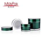 MP6110 PMMA PET Luxury acrylic cosmetic jar Big Round Shape Acrylic Cosmetic Hair Cream Jar ,cylinder shape cream jar