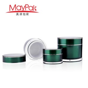 MP6110 PMMA PET Luxury acrylic cosmetic jar Big Round Shape Acrylic Cosmetic Hair Cream Jar ,cylinder shape cream jar