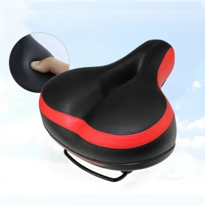 MTB road bike big butt comfortable saddle bicycle thickened shock absorption hollow breathable reflective saddle Bicycle saddle