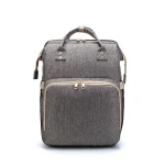 Multi-function foldable bassinet shopping backpack diaper bag changing travel cot portable baby bed diaper bag