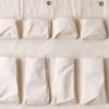 multi pockets wall-mounted storage bag cotton home wall hanging canvas organizer bag