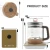 Import Multifunction Electric Kettle 1.8L Glass Electric Health Pot Kettle from China