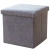 Import Multifunction  fold Cotton and linen Sofa stool Cloth art Seated ottoman storage stool box from China