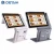 Import Multifunction Pos 15 Inch All in One Pos Terminal with Printer Dual Screen Touch Point of Sale System from China