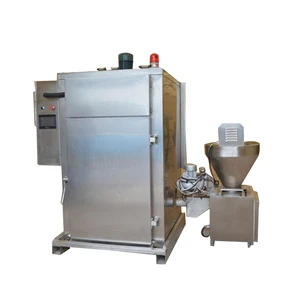 Multifunction processing automatic chicken food fish smoking machine equipment