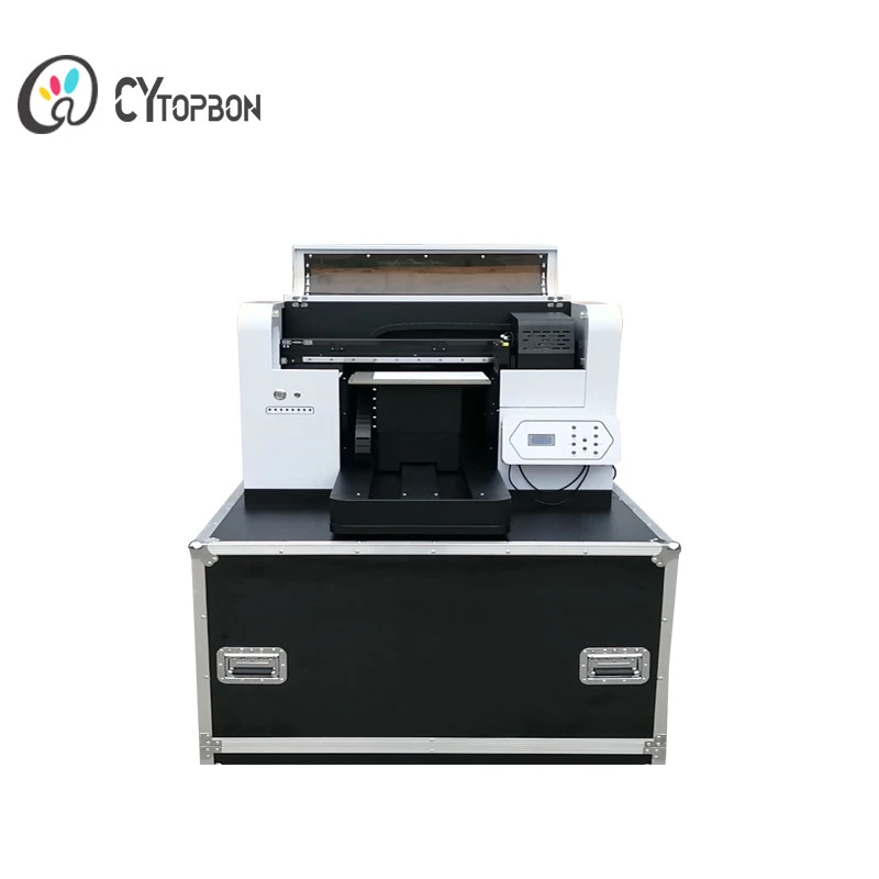multifunctional A3 size 450 by 350 mm printing area CMYK+W pigment ink T shirt printer