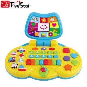 Multifunctional Laptop Learning Machine Toy Spanish Educational Toys For Kids BSCI Five Star