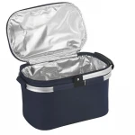 Navy Foldable 22L Insulated Folding Cooler Bag Picnic Basket Set