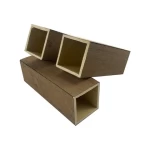 NecoWood Partition Wall Decoration Faux-wooden outdoor pvc co-extrusion timber tube