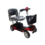 New Arrival Electric Steel 4 Wheel Free Folding Mobility Scooter with Electromagnetic brake