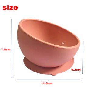 New Arrival Food Grade Silicone Baby Feeding Bowl With Suction