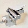 New arrival metal pedal music white piano