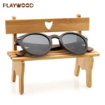 New arrival natural bamboo sun glasses display racks