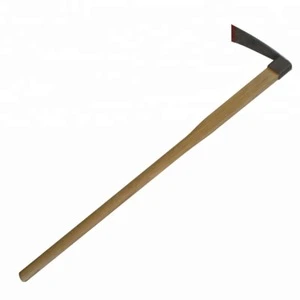 New arrival Stainless steel Middle size garden bachi hoe with wood handle