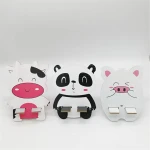 New creative cartoon shape fiberboard phone holder logo print shape custom tablet cell phone stand holder