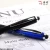 Import New creative design LED light touch pen laser ballpoint pen with stylus metal clip for promotional plastic ballpoint pen factory from China