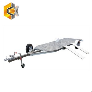 New design Aluminium Motorcycle Trailer with Torsion Axle