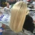 Import New design blonde full lace wig dark roots #1b/613 long blonde human hair wig can custom #613 blonde wig from China